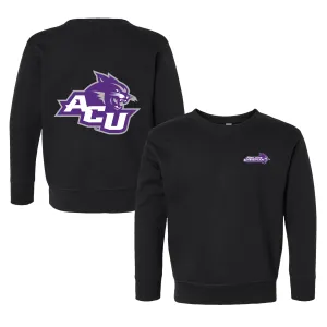 Abilene Christian University Wildcats Logo Toddler Crewneck Sweatshirt