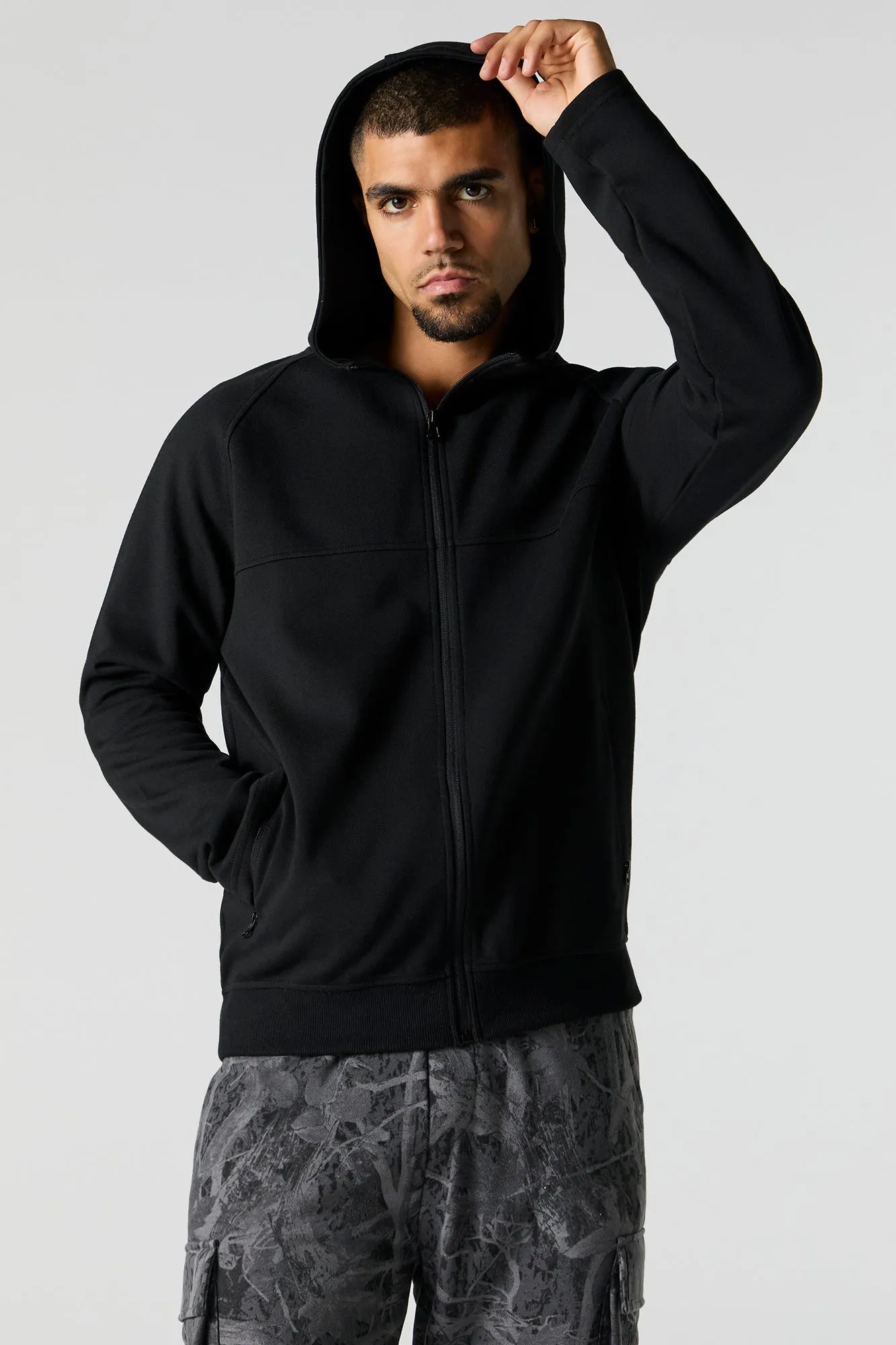 Active Full Zip Fleece Hoodie