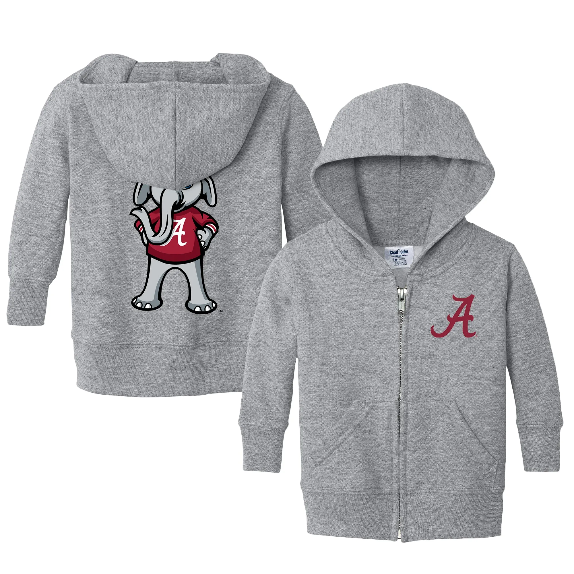 Alabama Crimson Tide Big Al Logo Infant Full-Zip Sweatshirt