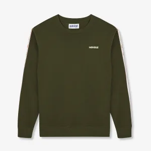 Alton Repeat Tape Sweatshirt - Dark Green