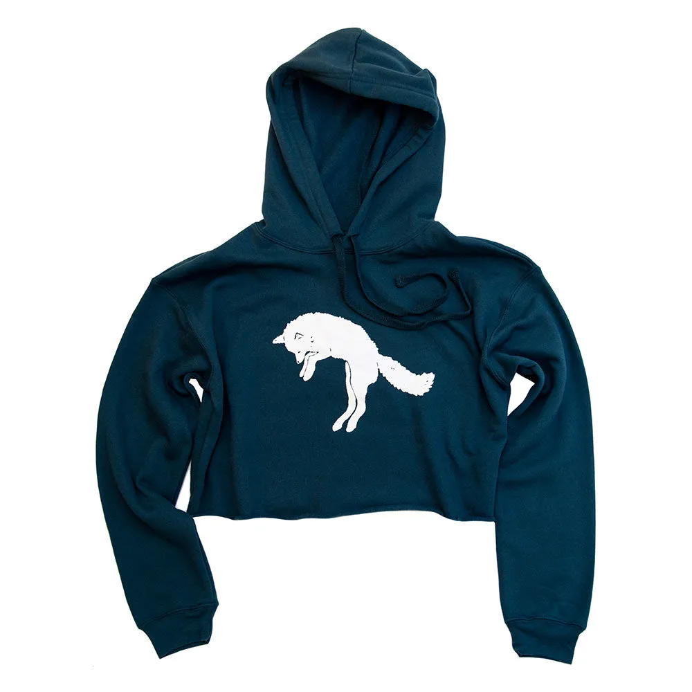 Arctic Fox Crop Hoodie