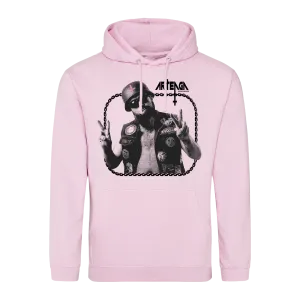 Arteaga - Neon Acido Pullover Hoodie - Pink