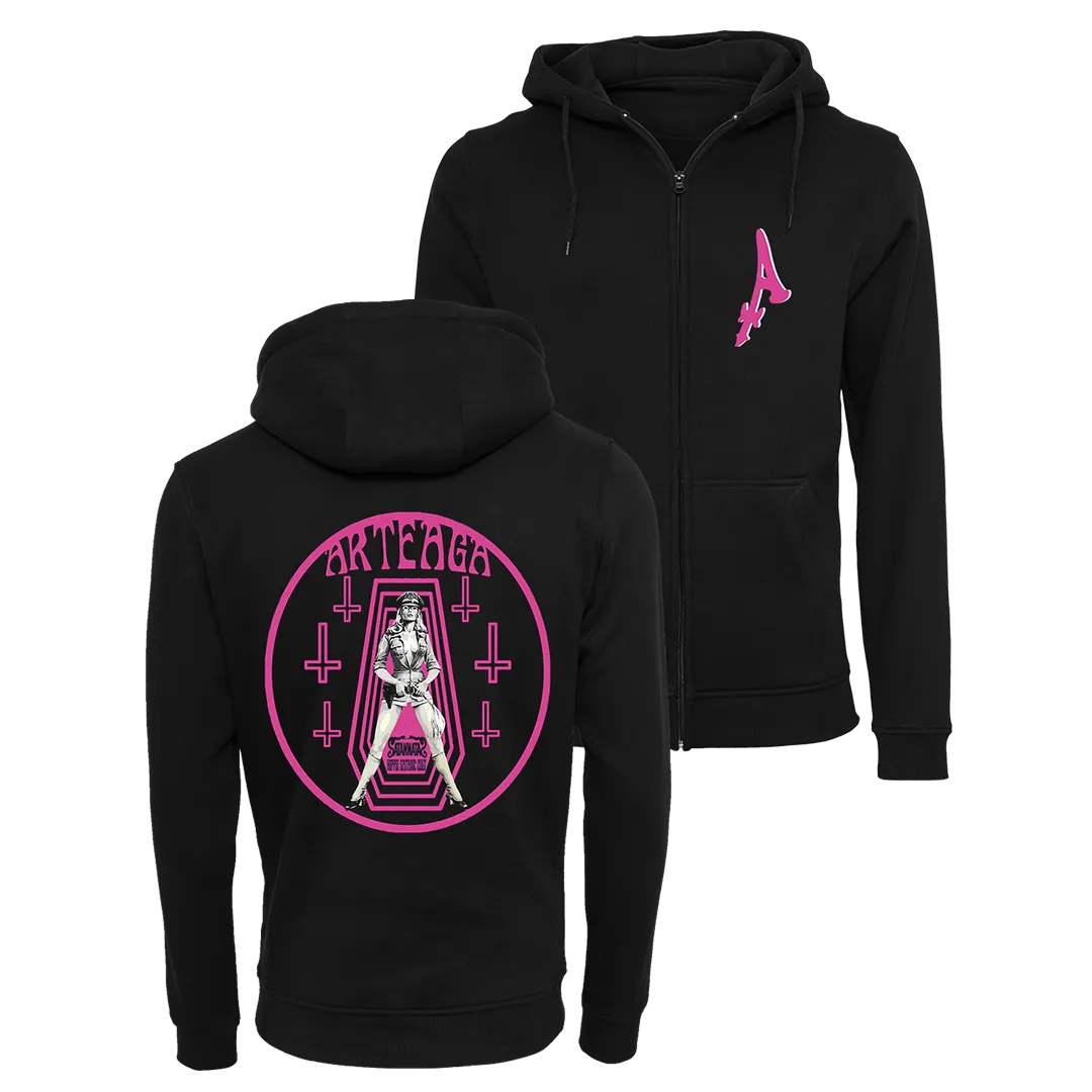 Arteaga - She Wolf Zip Hoodie - Black