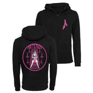 Arteaga - She Wolf Zip Hoodie - Black