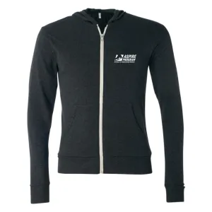 Aspire Program, Triblend Full Zip Lightweight Hoodie