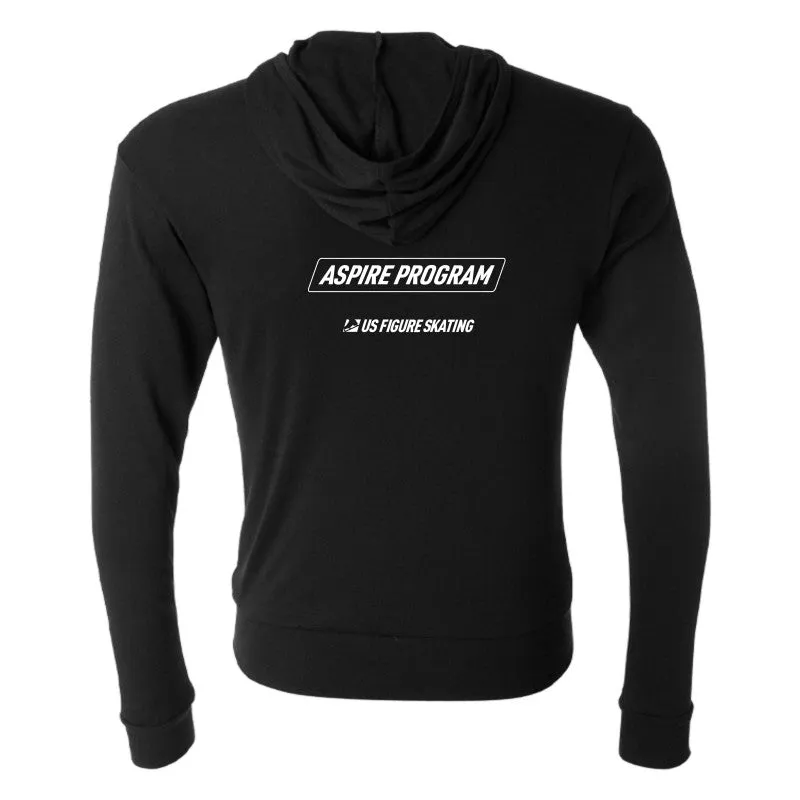 Aspire Program, Triblend Full Zip Lightweight Hoodie