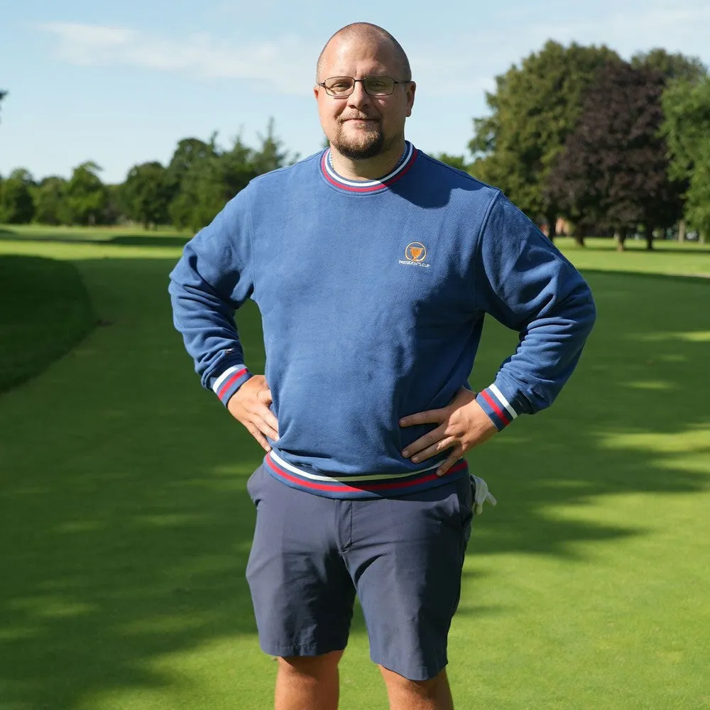 Barstool Golf x Presidents Cup Ribbed Crewneck