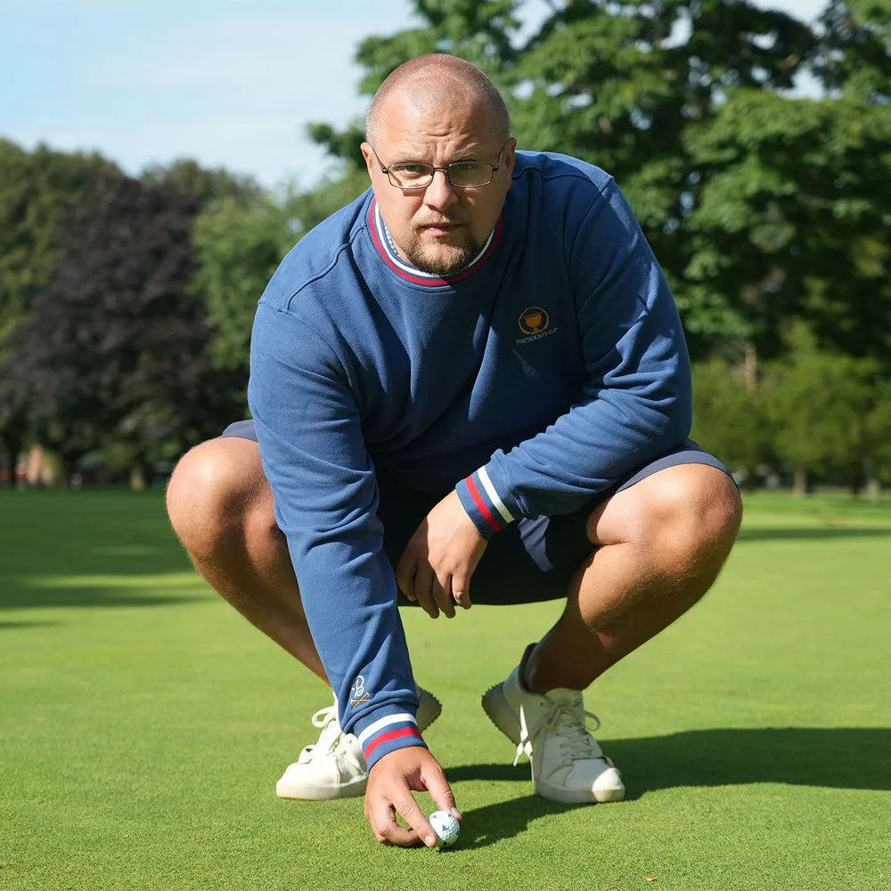 Barstool Golf x Presidents Cup Ribbed Crewneck