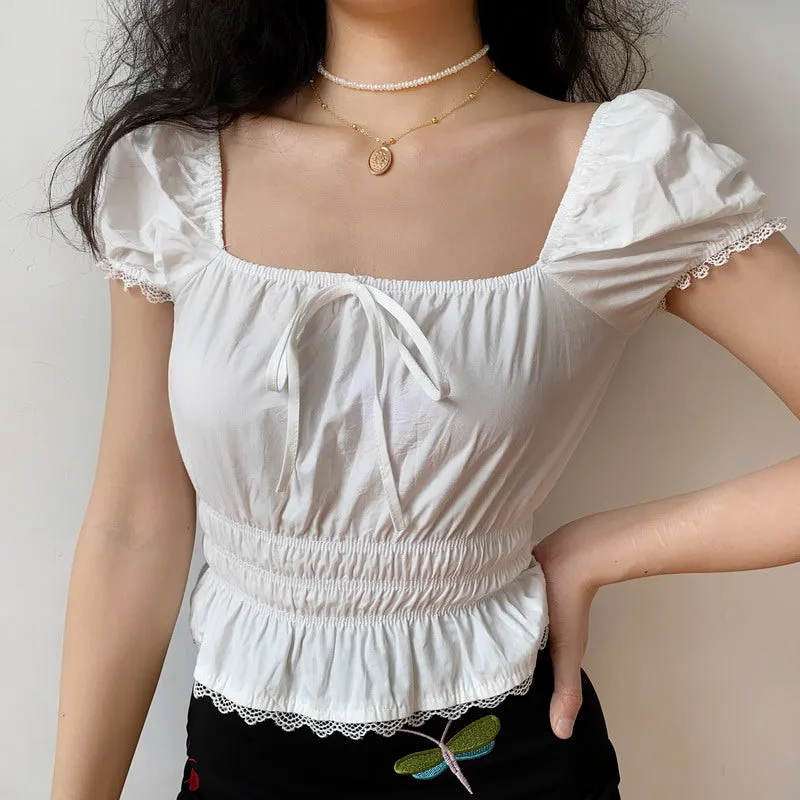 Belle Broderie Lace Top