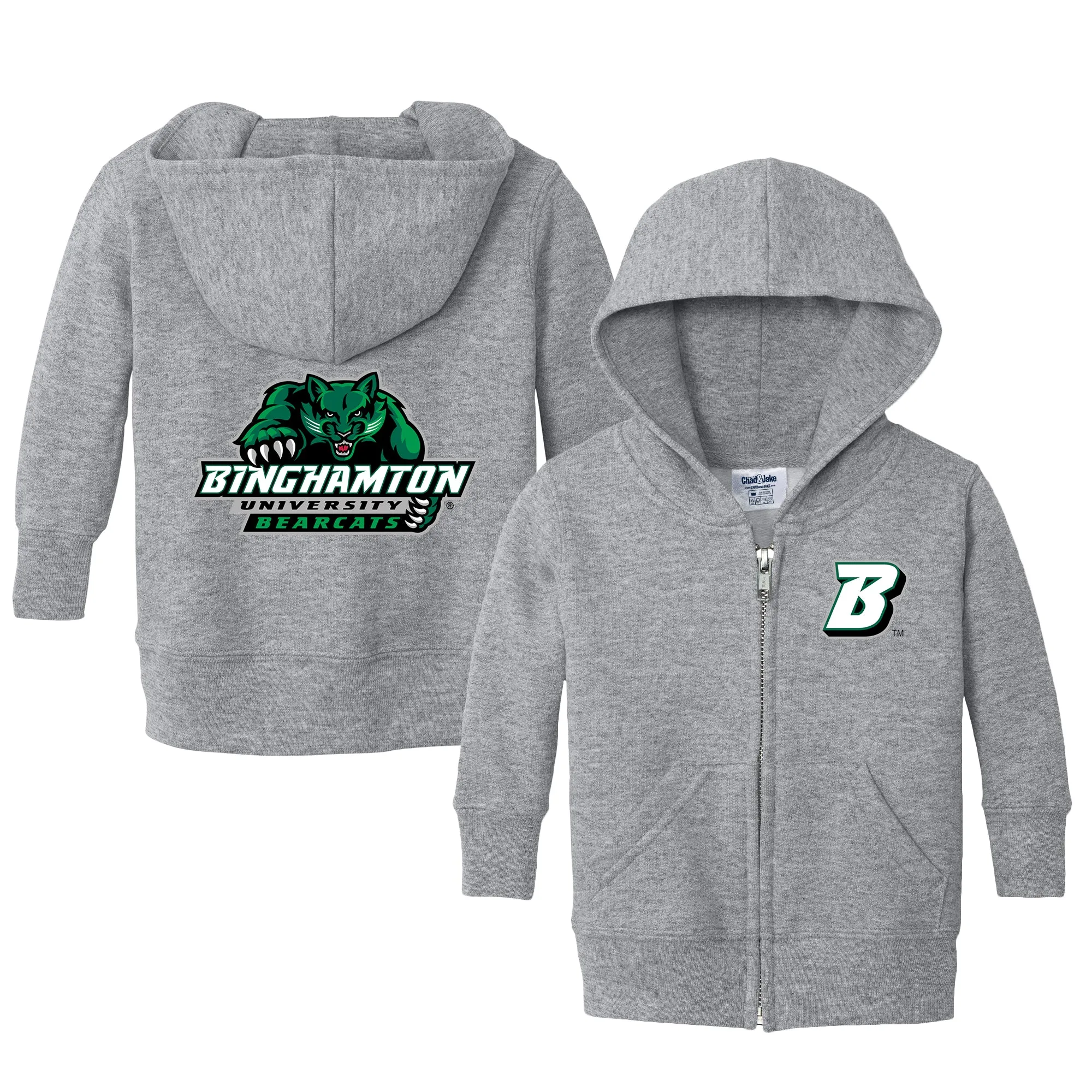 Binghamton Bearcats Logo Infant Full-Zip Sweatshirt