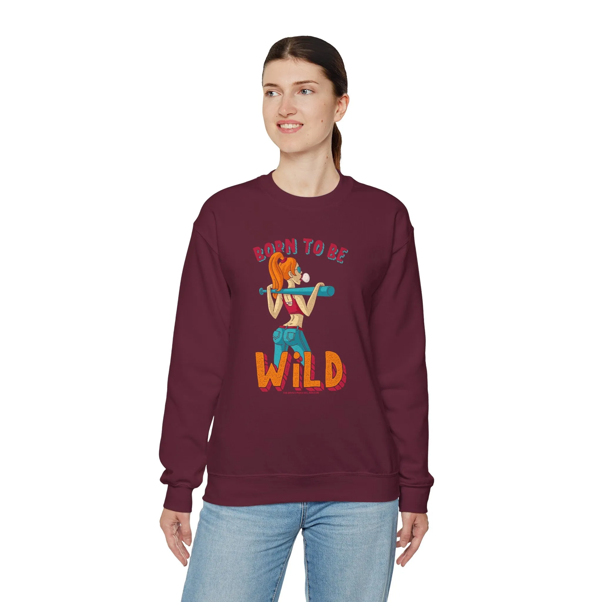 Born To Be Wild Crewneck Sweatshirt