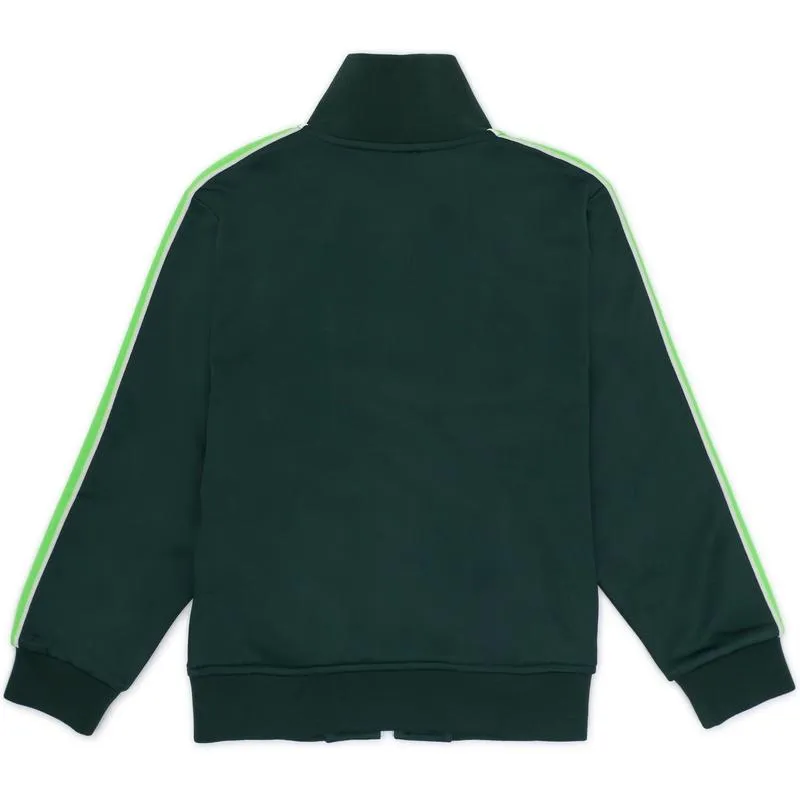 Boys Green Scortess Zip Up Jacket