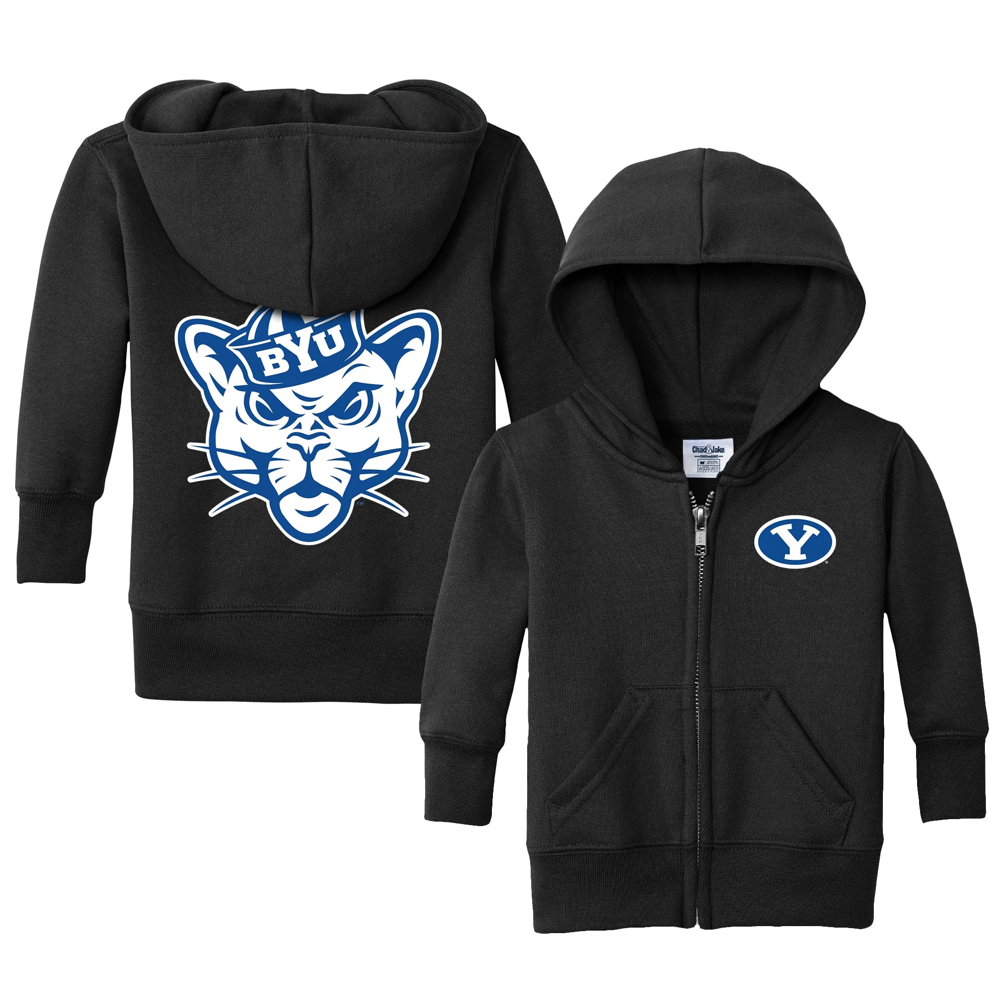 Brigham Young Cougars Logo Infant Full-Zip Sweatshirt