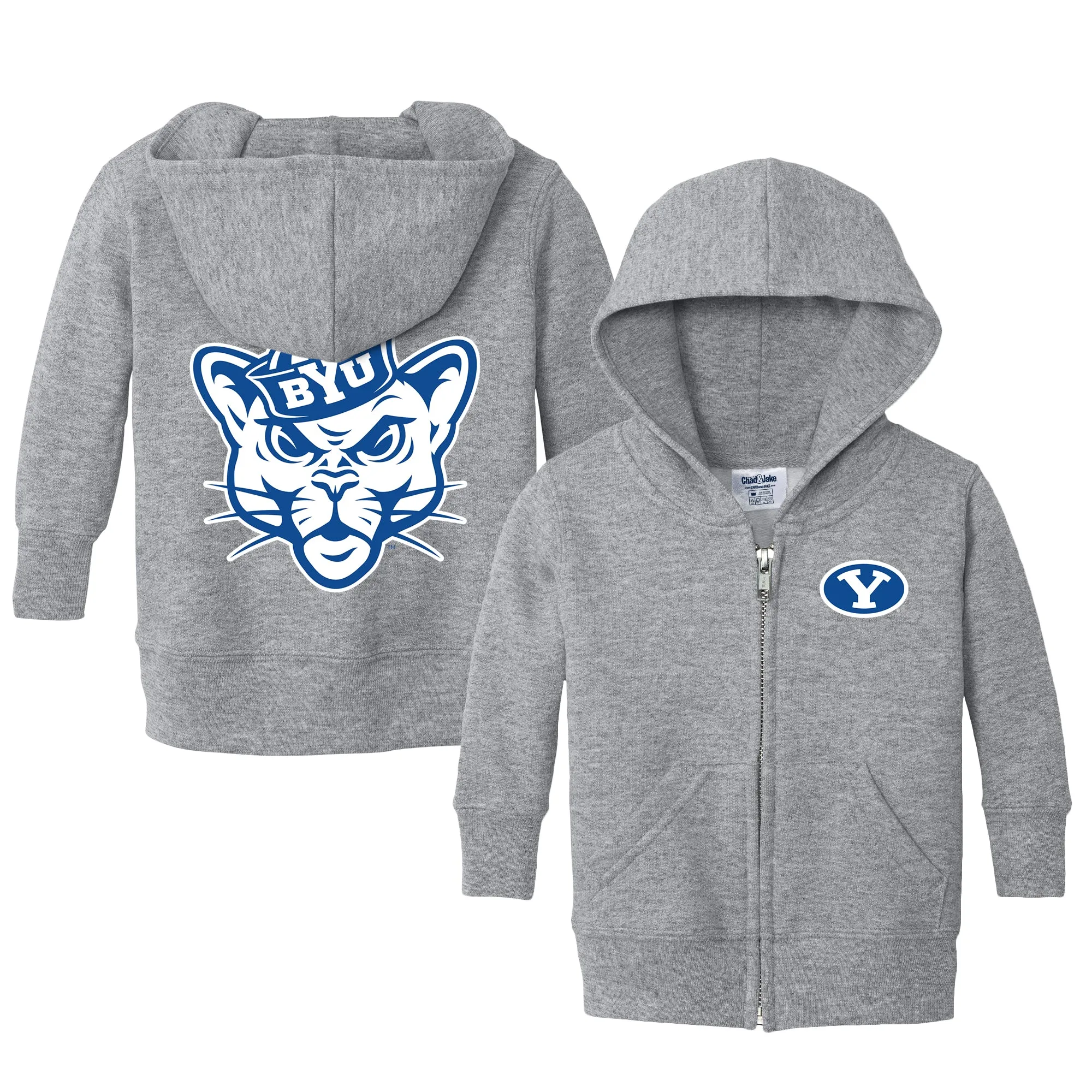 Brigham Young Cougars Logo Infant Full-Zip Sweatshirt