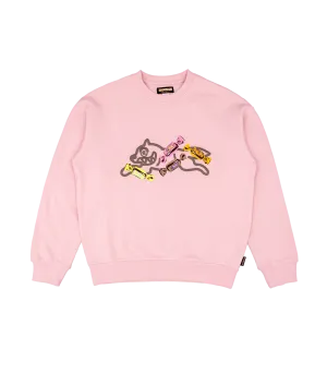 CANDIES DOG CREWNECK - PINK