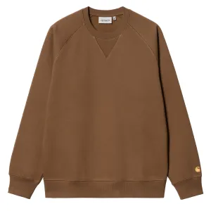 Carhartt WIP Chase Sweat Tamarind / Gold