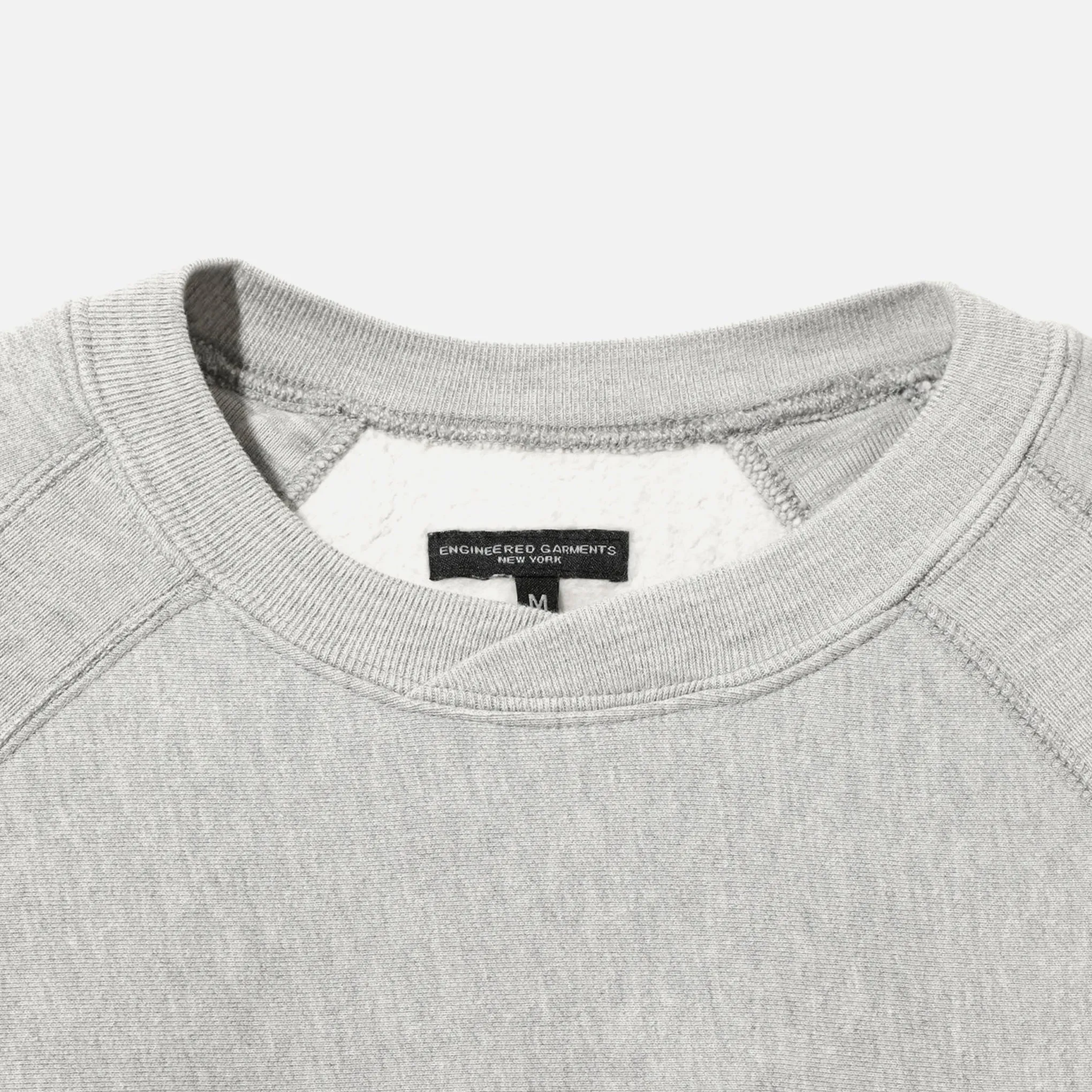 CP Heavy Fleece Raglan Crew - Heather Grey