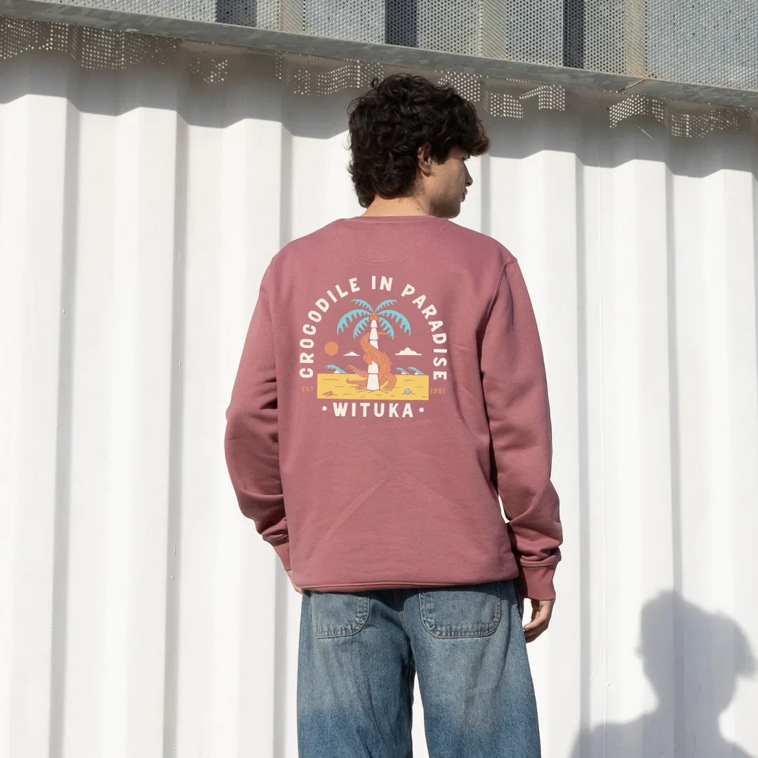 Crocodile in Paradise Sweatshirt Lite