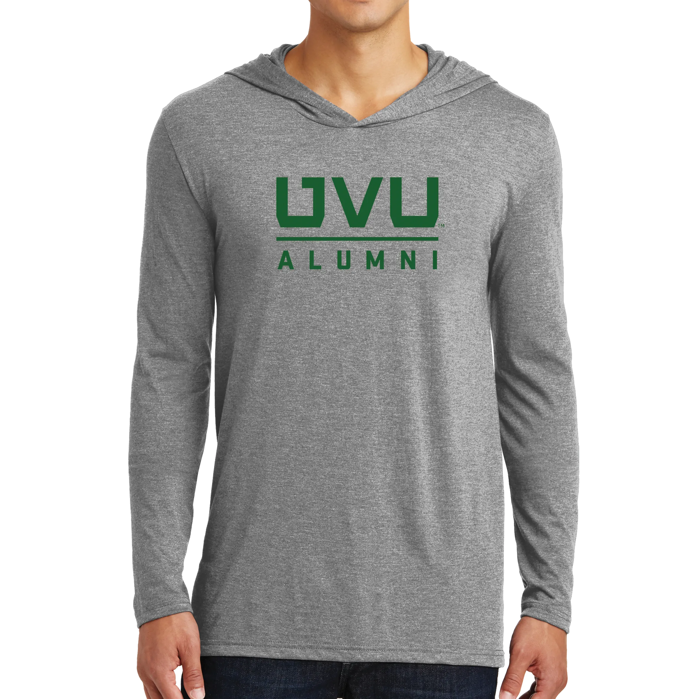 District Perfect Tri Long Sleeve Hoodie- UVU Alumni