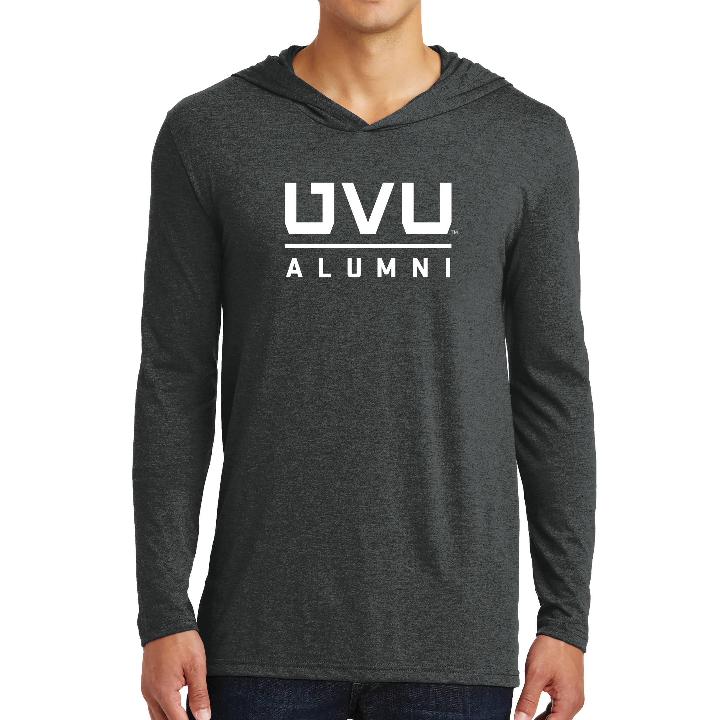 District Perfect Tri Long Sleeve Hoodie- UVU Alumni