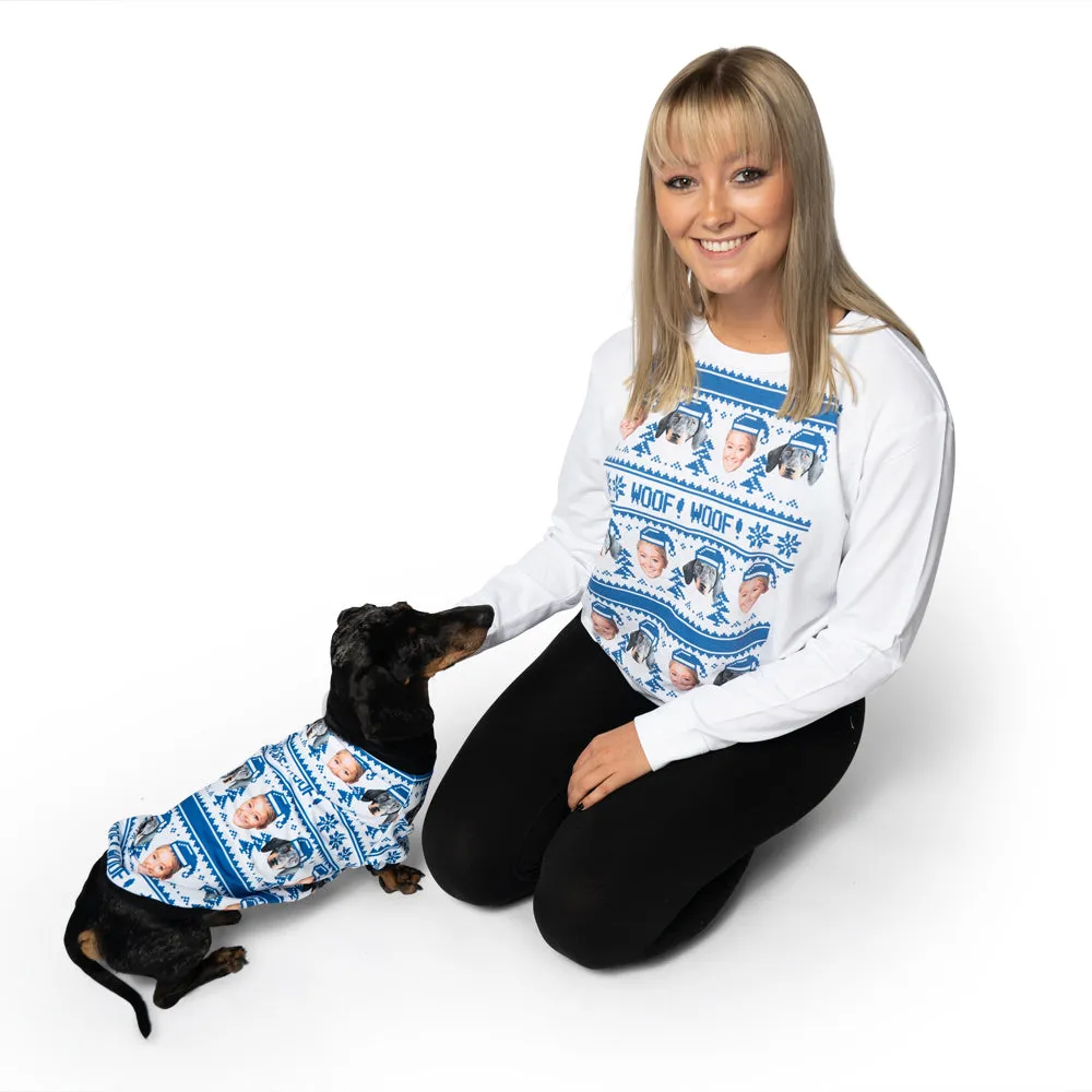 Dog & Owner Woof Woof Sweatshirt Set