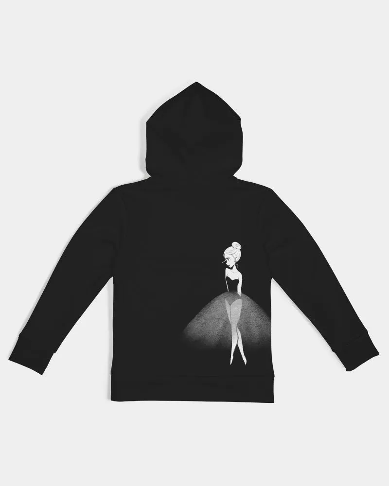 DOLLY DOODLING Ballerina Black Kids Hoodie