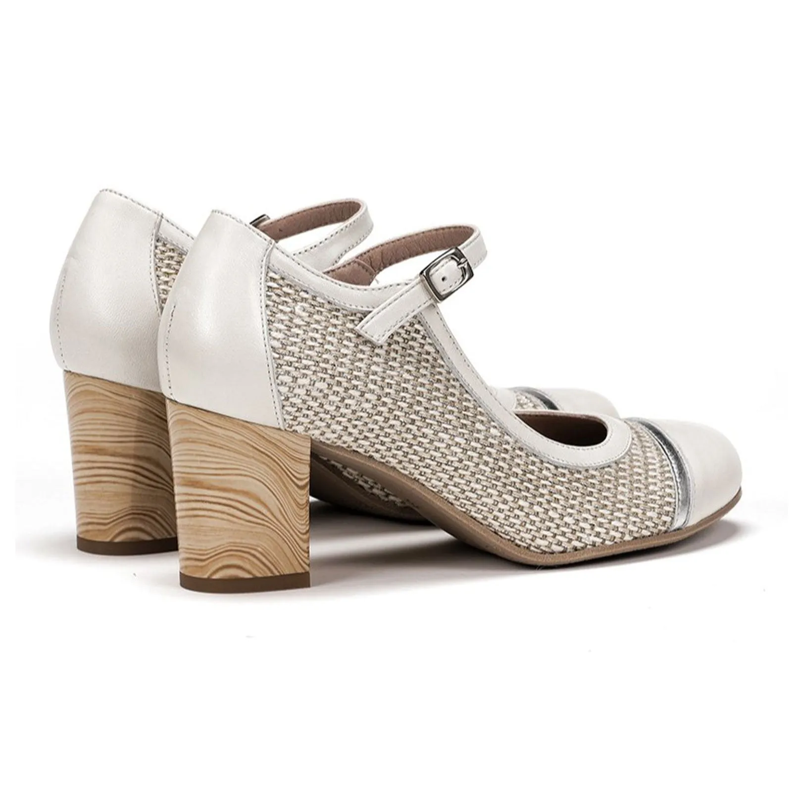 Dorking Rodin D8741 Heeled Mary Jane (Women) - Cream