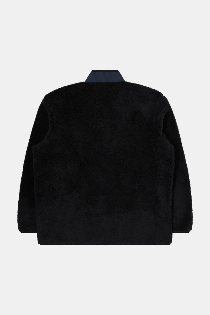 Edwin Kaiteki Half Zip Lightweight Fleece Sweat (Black)