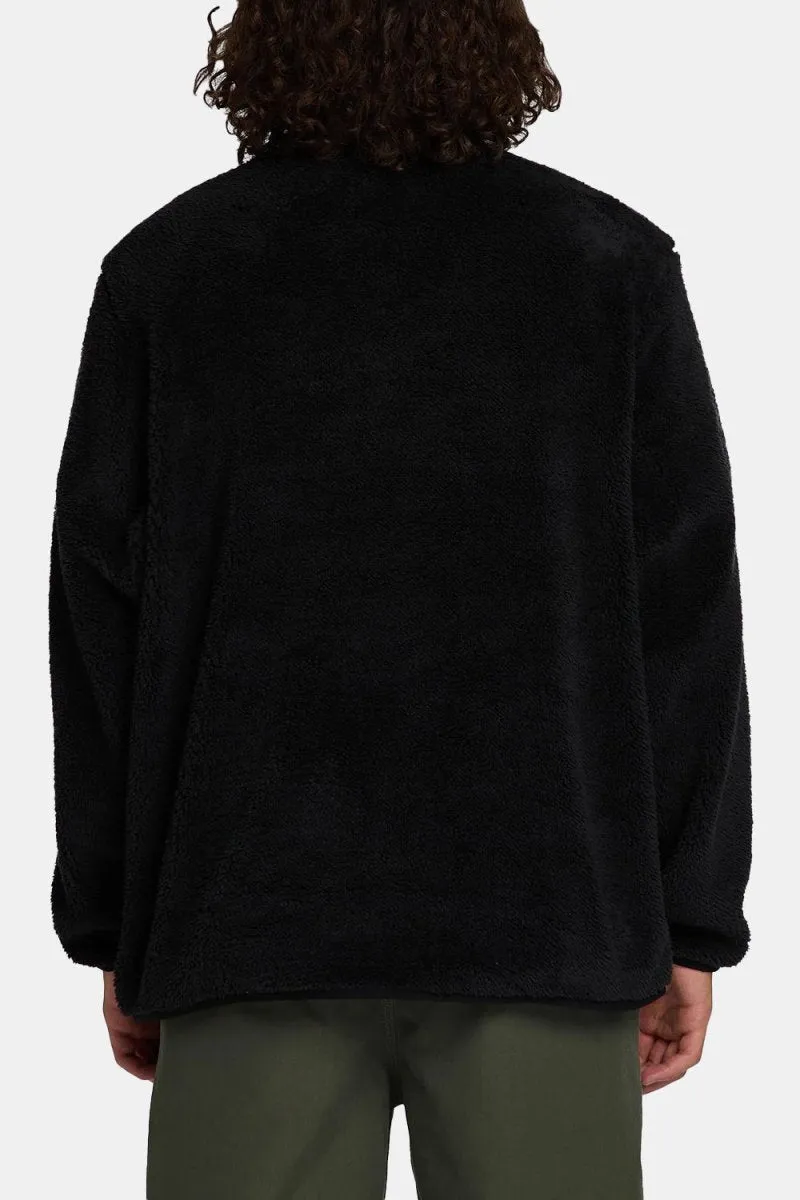 Edwin Kaiteki Half Zip Lightweight Fleece Sweat (Black)