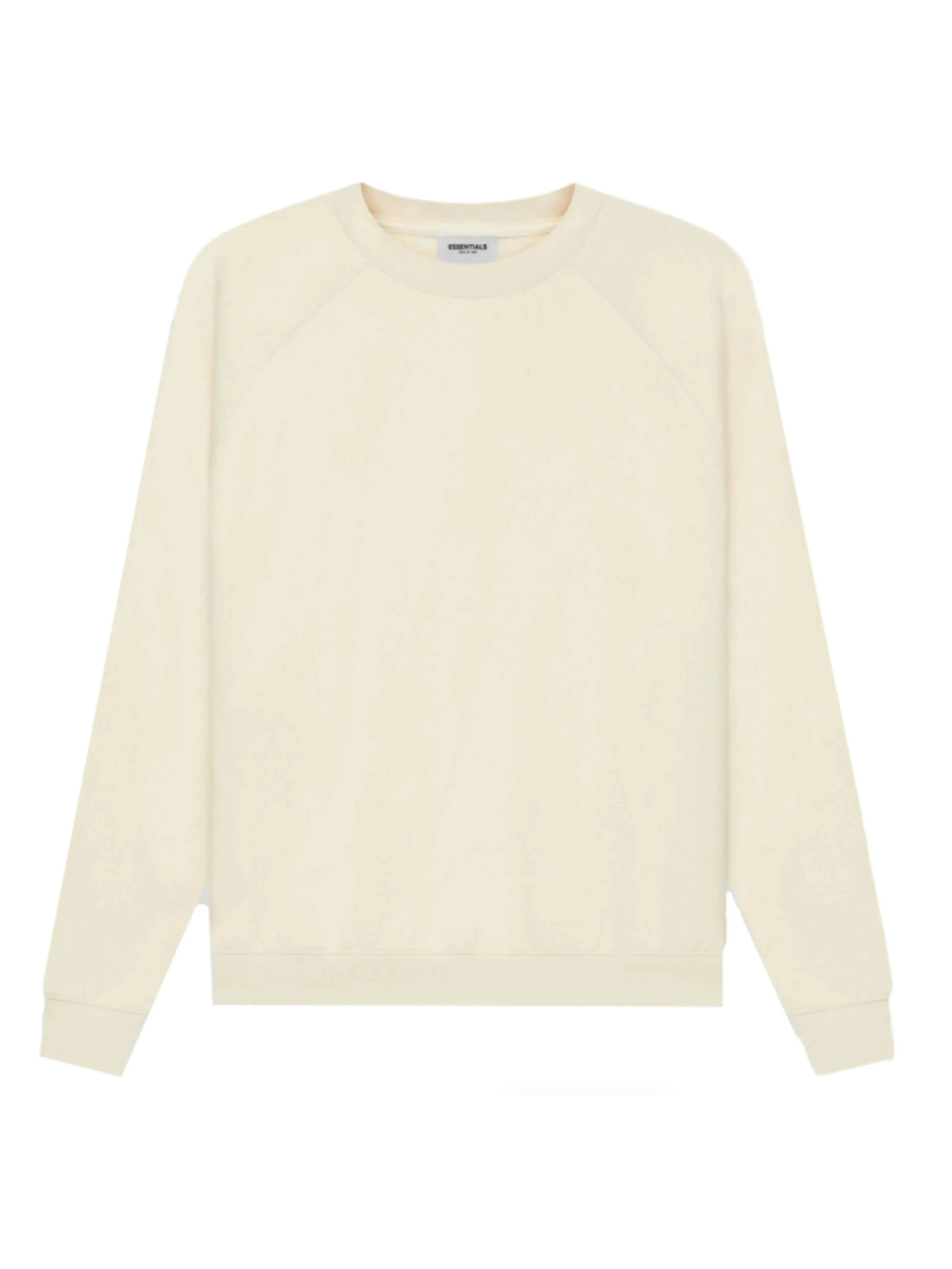 Fear Of God Essentials Back Logo Pullover Crewneck  Cream/Buttercream [SS21]