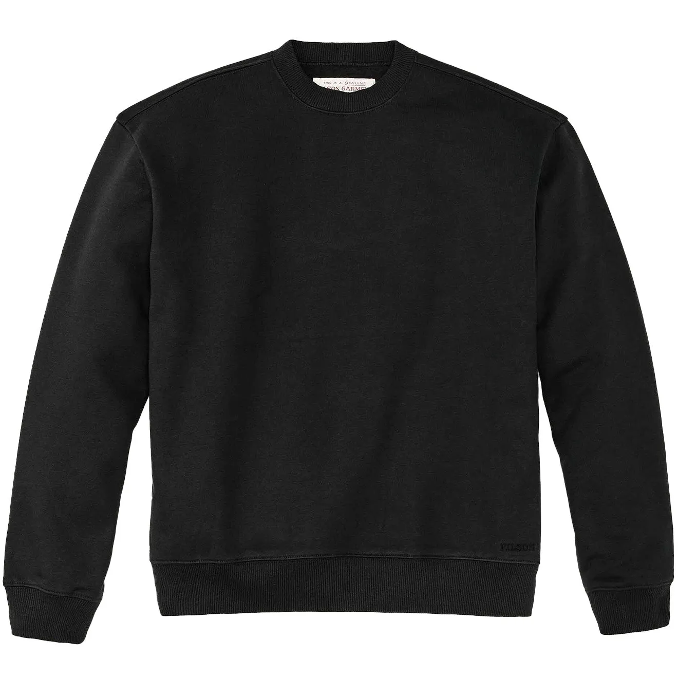 Filson Prospector Crew Neck Sweatshirt Black