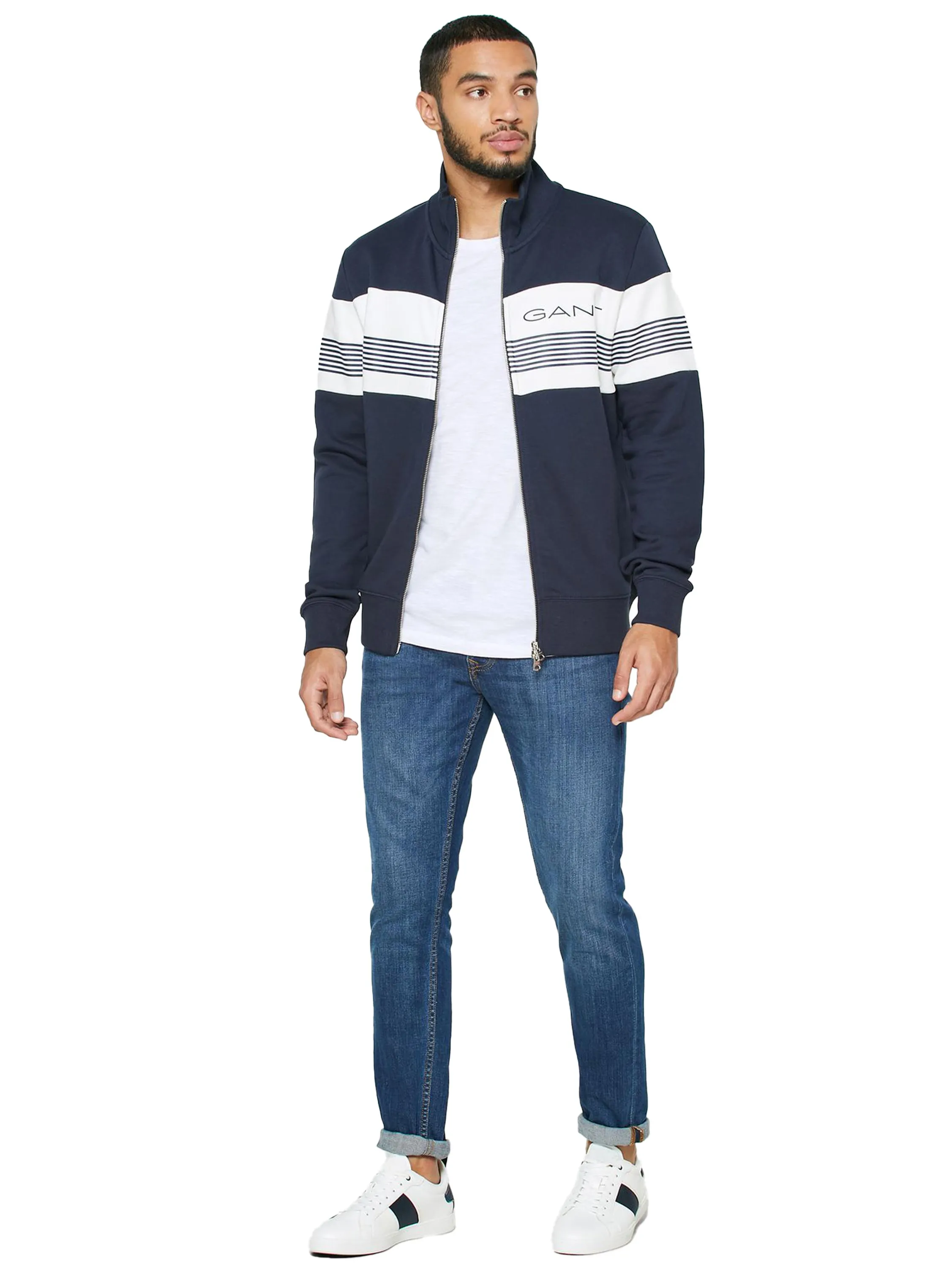 Gant | Mens Zip Through Sweatshirt