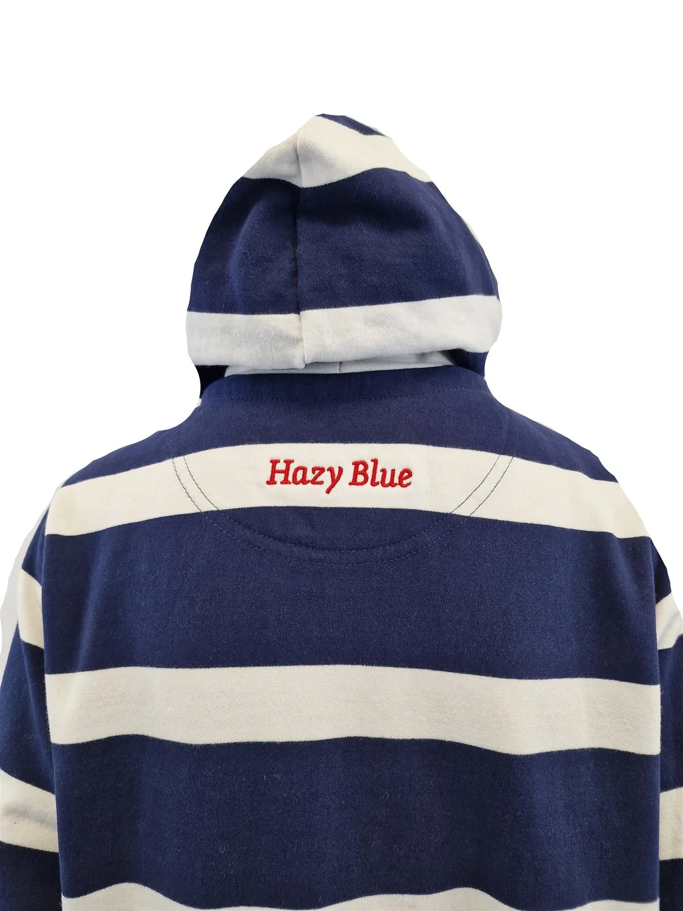 Hazy Blue Full Zip Hoodie Sweatshirts - Tessa