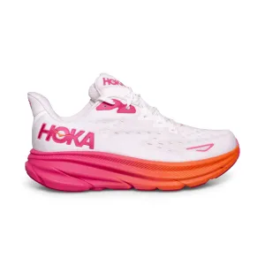 Hoka One One Clifton 9 Johannes Klæbo Edition Blanc De Blanc / Sorbet Running Shoes - Men's