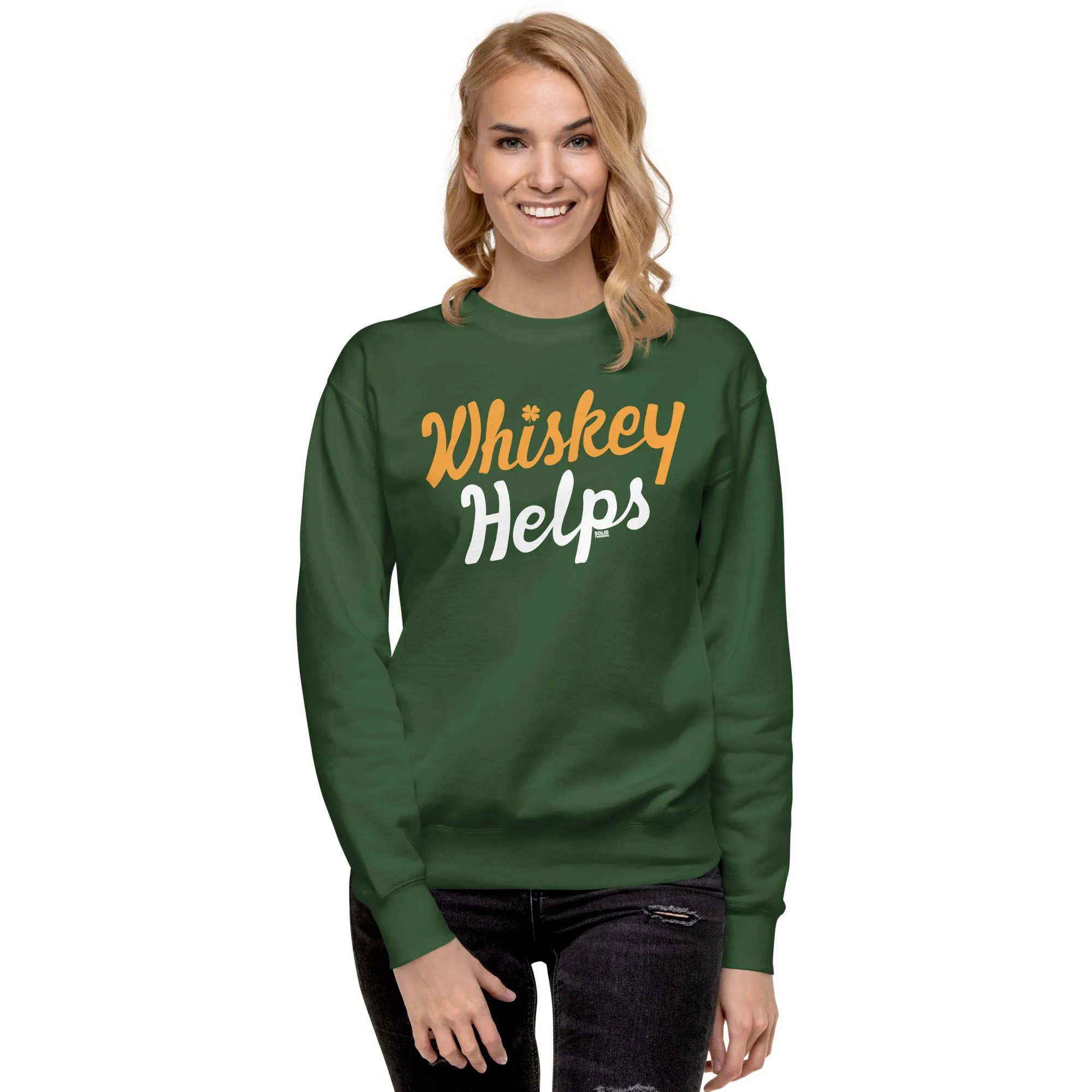 Irish Whiskey Helps Classic Fleece Sweatshirt