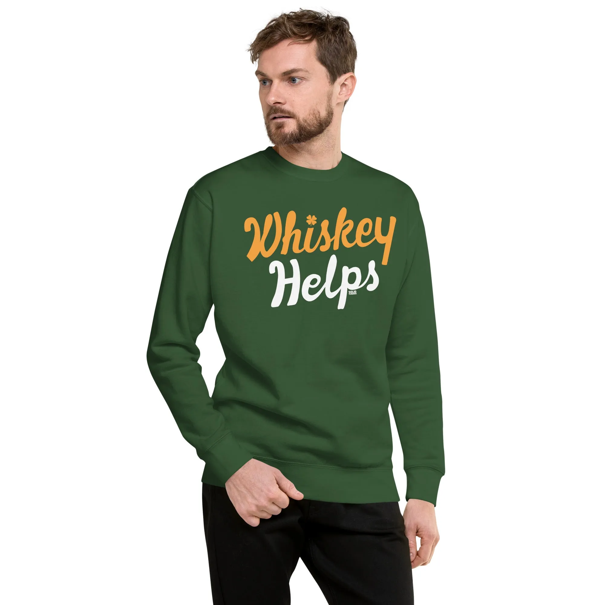 Irish Whiskey Helps Classic Fleece Sweatshirt