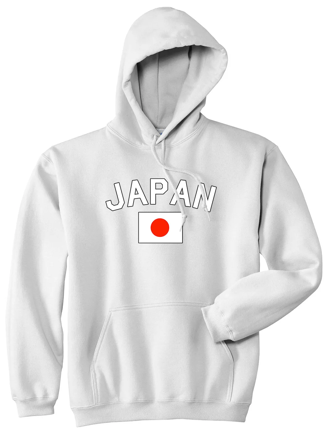 Japan With Japanese Flag Mens Pullover Hoodie