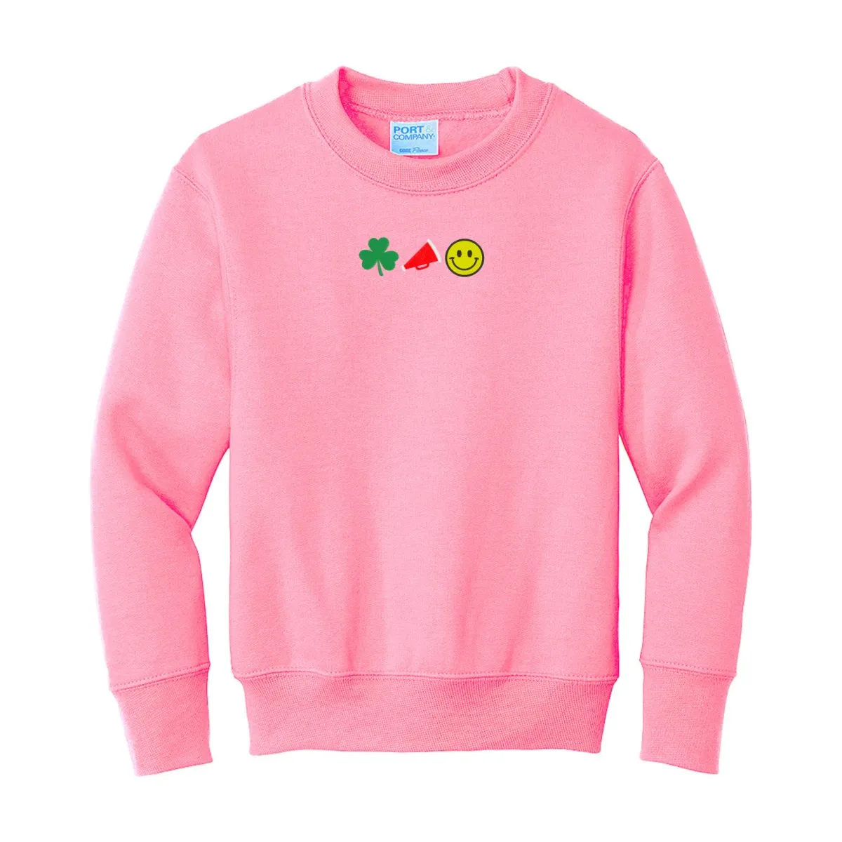 Kids Make It Yours™ 'Favorite Things Icons' Embroidered Sweatshirt