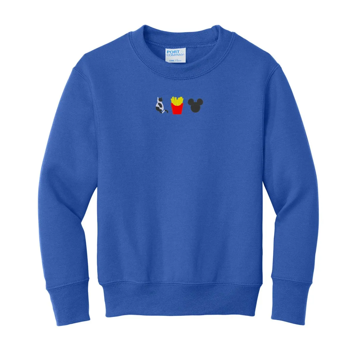 Kids Make It Yours™ 'Favorite Things Icons' Embroidered Sweatshirt