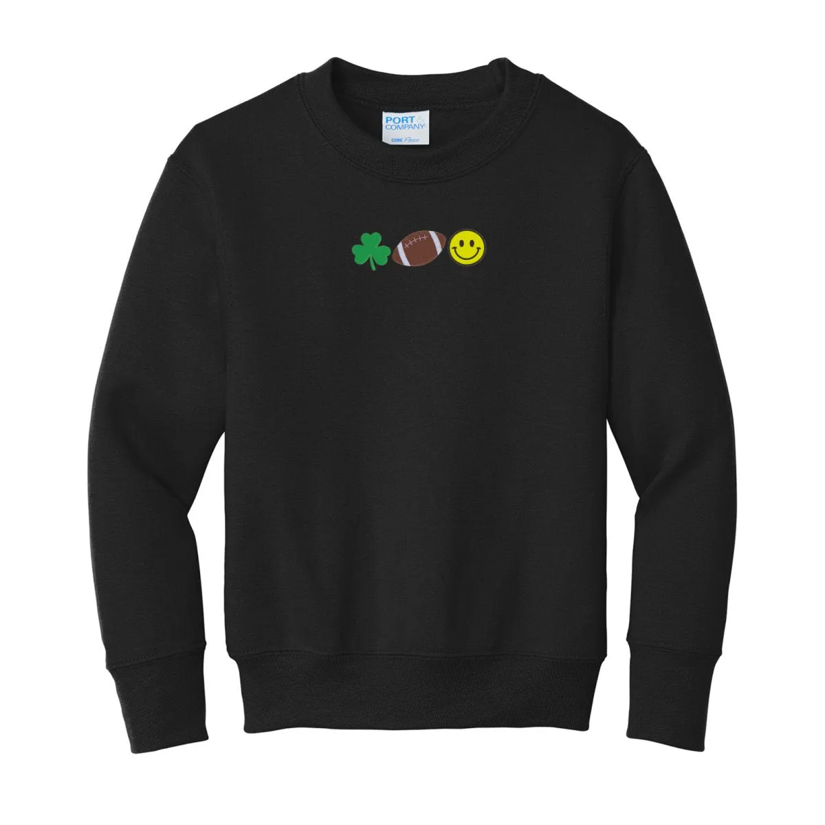 Kids Make It Yours™ 'Favorite Things Icons' Embroidered Sweatshirt