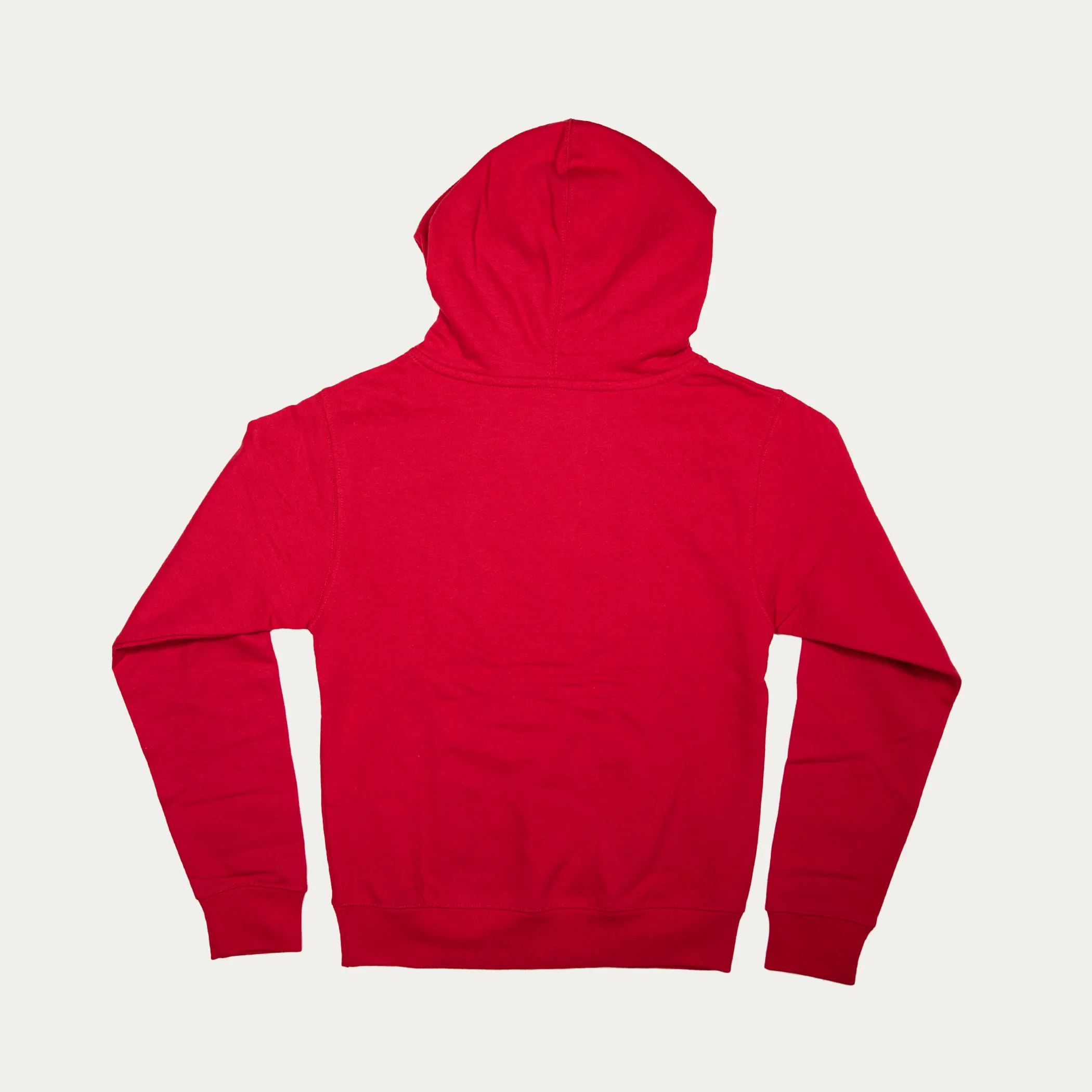 Kids Primary Crest Hoodie in Red