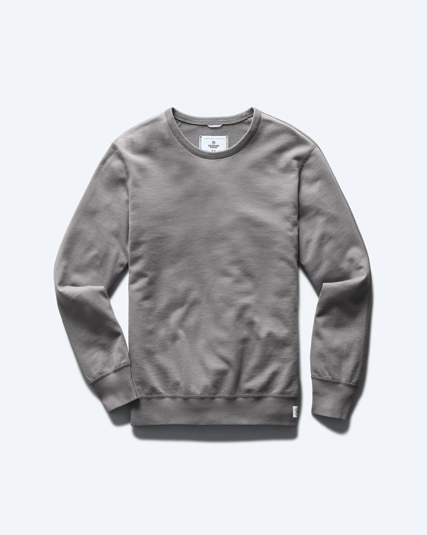 Lightweight Terry Slim Crewneck