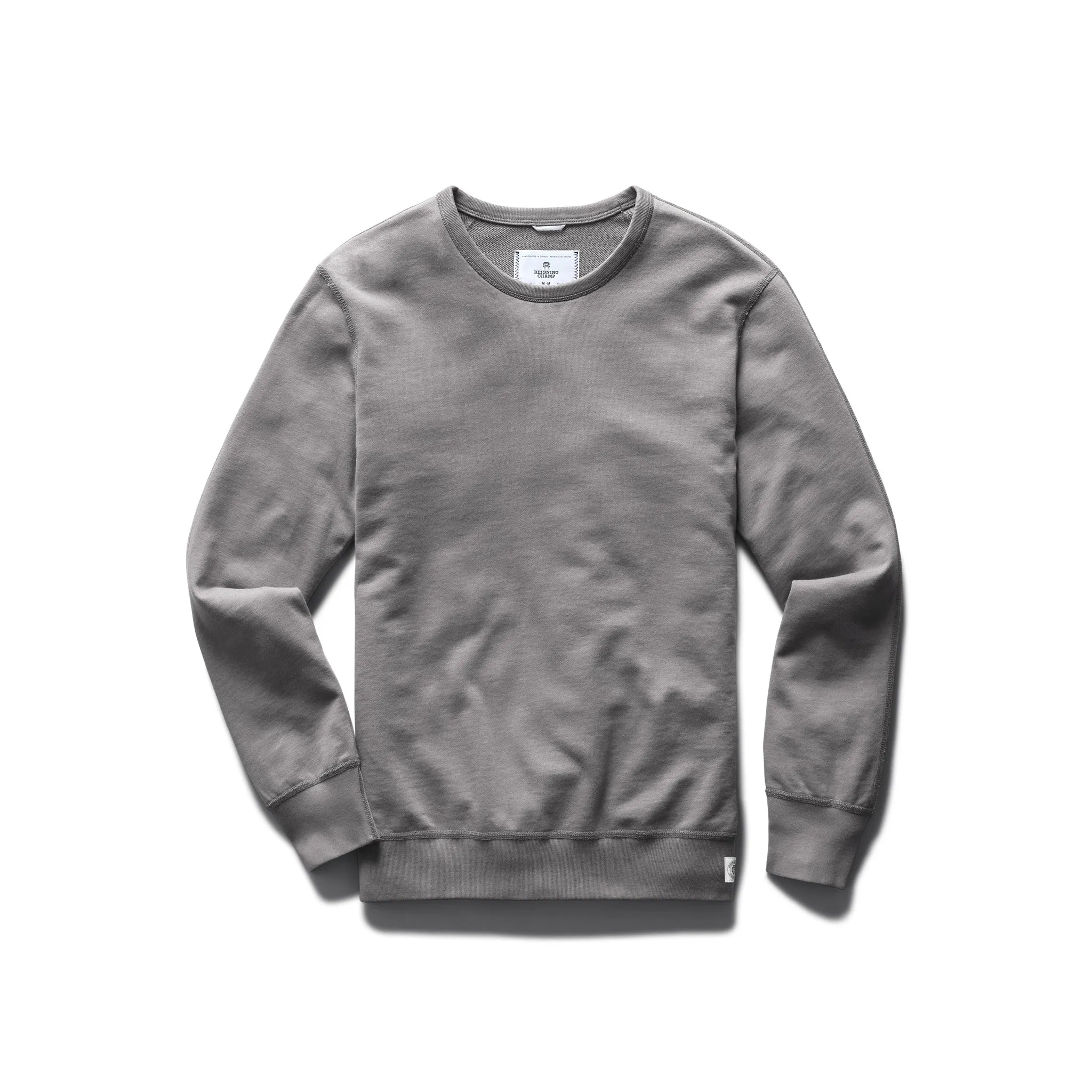 Lightweight Terry Slim Crewneck