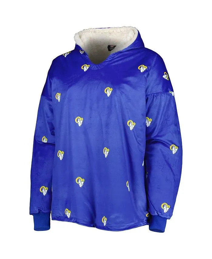 Los Angeles Rams FOCO Women's Reversible Repeat Hoodie, Blue