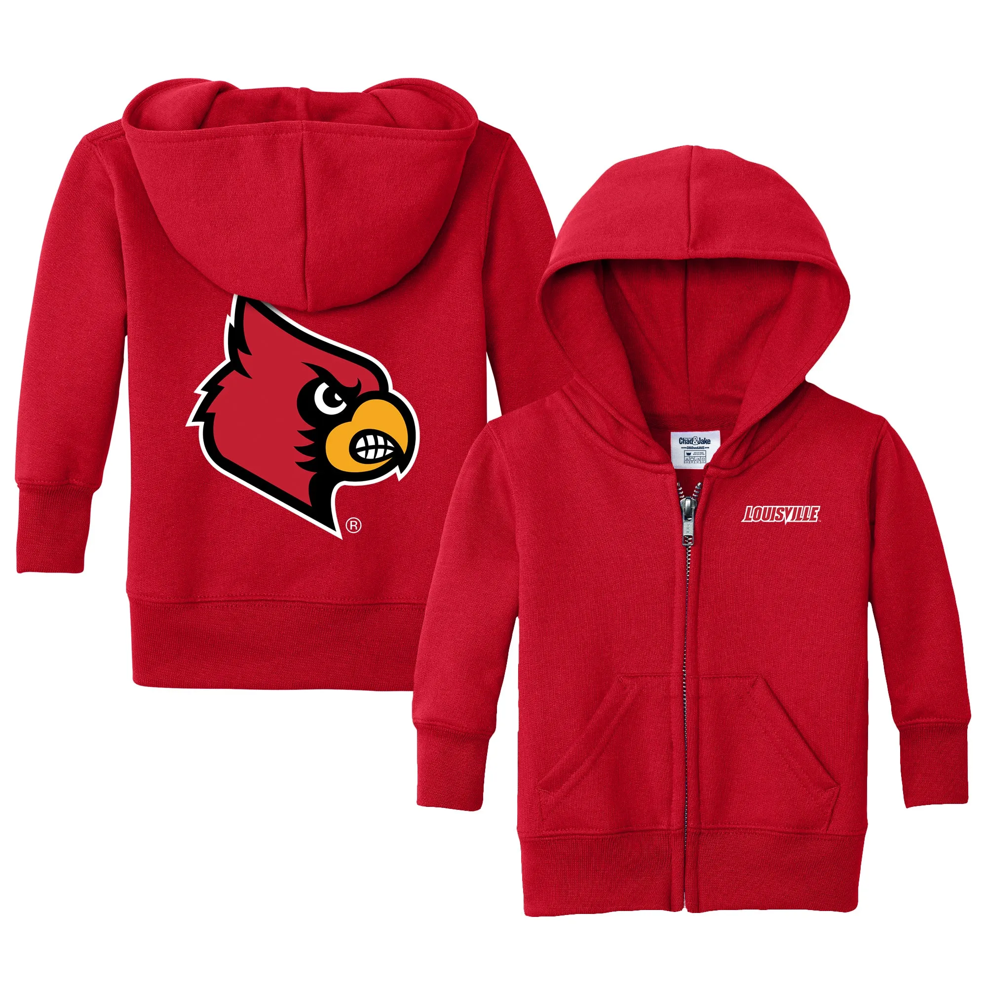 Louisville Cardinals Logo Infant Full-Zip Sweatshirt