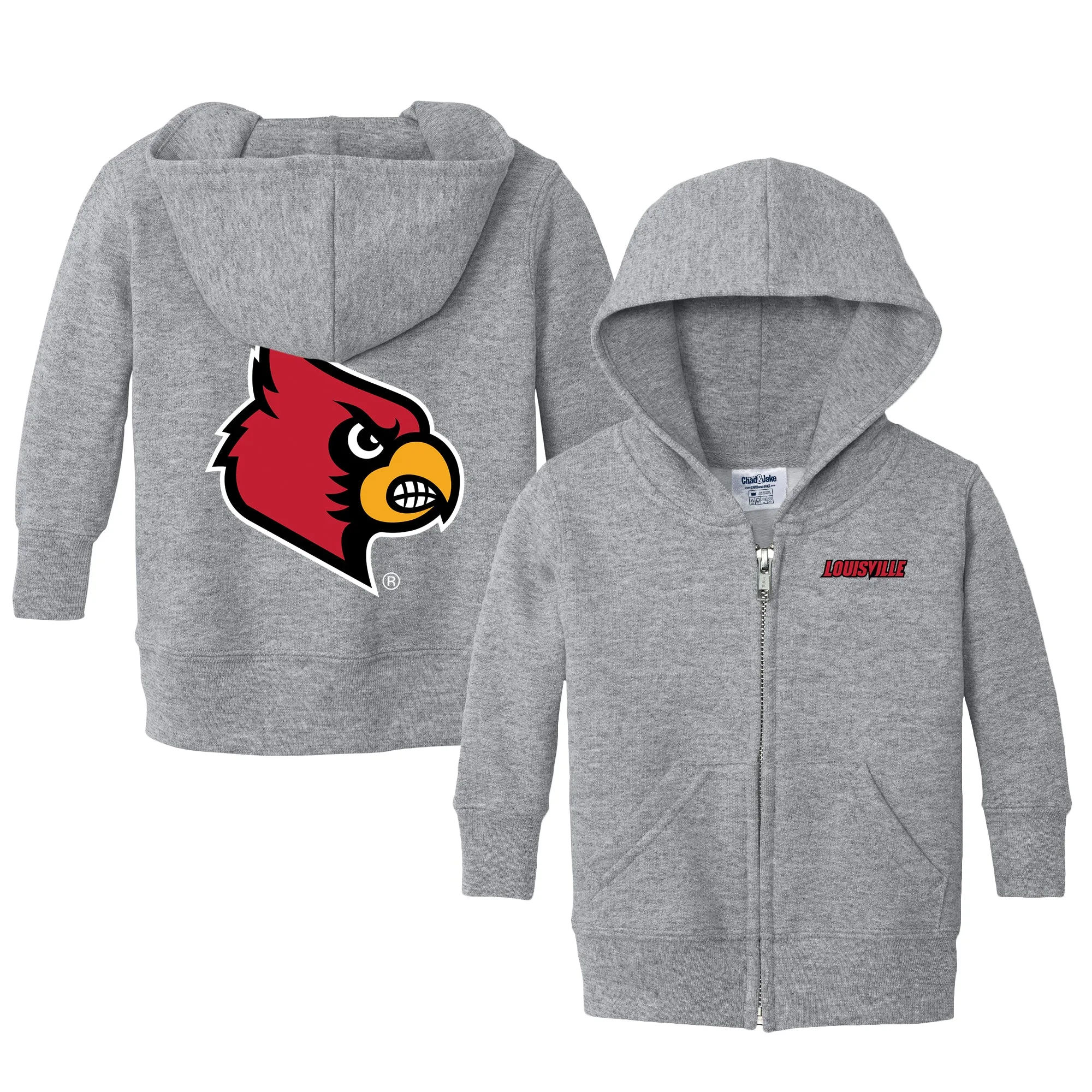 Louisville Cardinals Logo Infant Full-Zip Sweatshirt