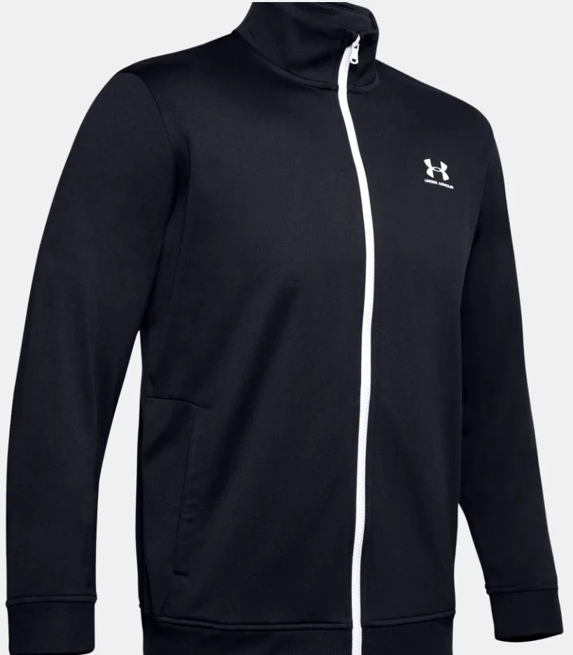 Mens Under Armour Ua Sportstyle Tricot Jacket Active Sweatshirt Black