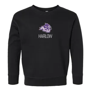 Personalized Abilene Christian University Wildcats Toddler Crewneck Sweatshirt