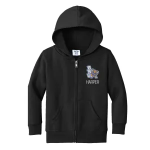 Personalized Brigham Young Cougars Youth Toddler Full-Zip Sweatshirt