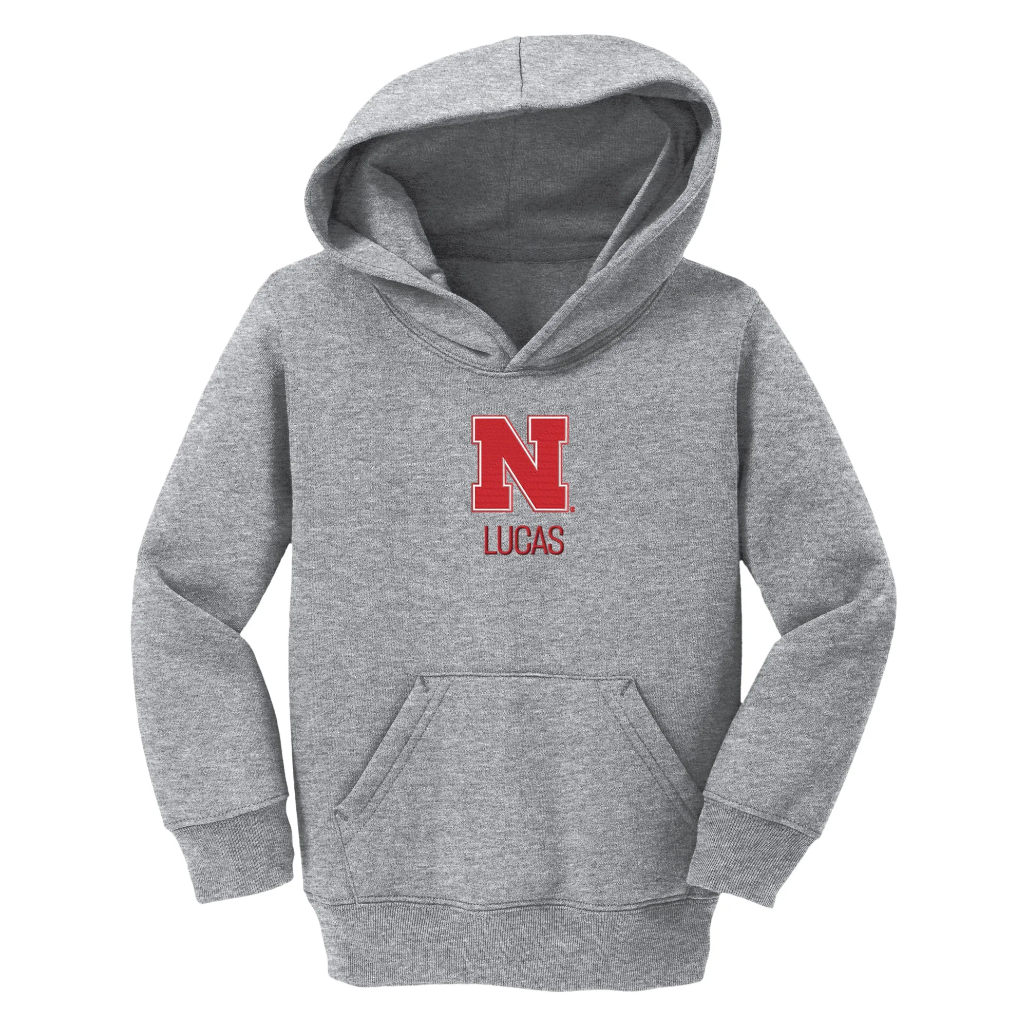 Personalized Nebraska Cornhuskers Toddler Pullover Sweatshirt